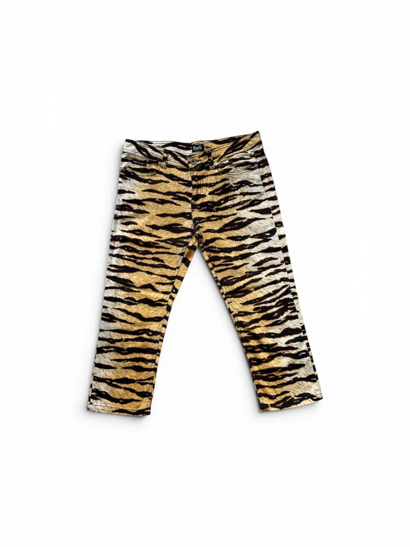 D&G Capri Leopard Print Pants